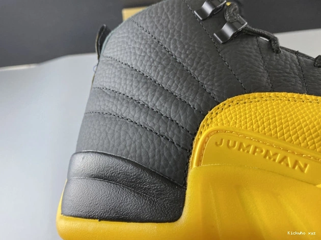 Gold 12 University Jordan Black Air Retro 130690-070 0719